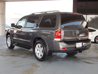 nissan armada 2011 dk  gray suv sl flex fuel 8 cylinders 2 wheel drive automatic with overdrive 77477