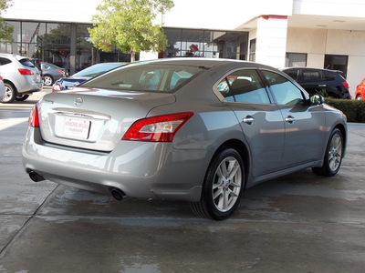 nissan maxima 2009 dk  gray sedan 3 5 s gasoline 6 cylinders front wheel drive shiftable automatic 77477