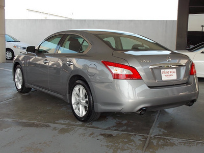 nissan maxima 2009 dk  gray sedan 3 5 s gasoline 6 cylinders front wheel drive shiftable automatic 77477