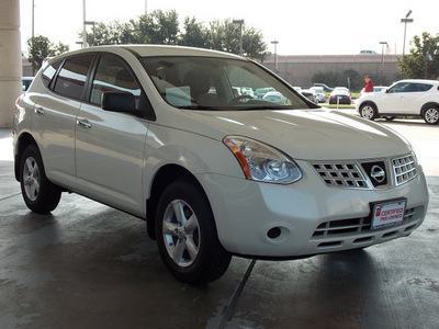 nissan rogue 2010 off white suv s gasoline 4 cylinders front wheel drive automatic with overdrive 77477