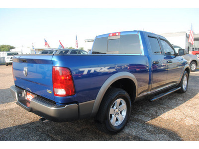 dodge ram 1500 2010 blue pickup truck flex fuel 8 cylinders 2 wheel drive automatic with overdrive 77590