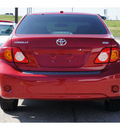 toyota corolla 2009 red sedan xle gasoline 4 cylinders front wheel drive automatic 76543