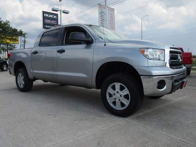 toyota tundra 2010 silver grade gasoline 8 cylinders 2 wheel drive automatic 77521