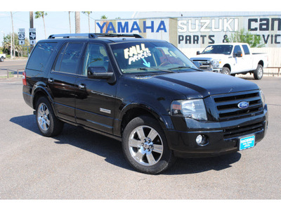 ford expedition 2008 black suv limited gasoline 8 cylinders 2 wheel drive automatic 78539