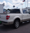 ford f 150 2009 white king ranch flex fuel 8 cylinders 2 wheel drive automatic 77531