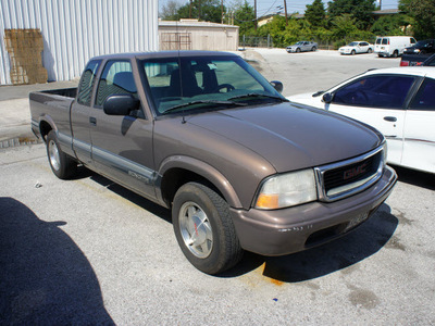 gmc sonoma 2000 lt  brown pickup truck sle 4 cylinders automatic 75062
