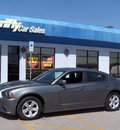 dodge charger 2011 gray sedan gasoline 6 cylinders rear wheel drive automatic 79936