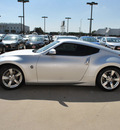 nissan 370z 2011 silver coupe gasoline 6 cylinders rear wheel drive automatic 75062