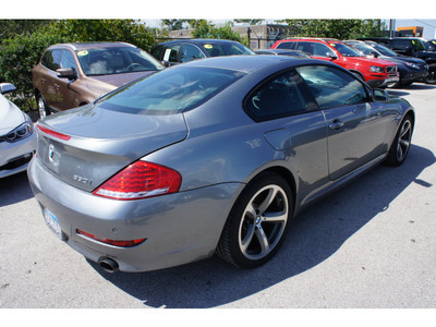 bmw 6 series 2009 dk  gray coupe 650i gasoline 8 cylinders rear wheel drive automatic 78729