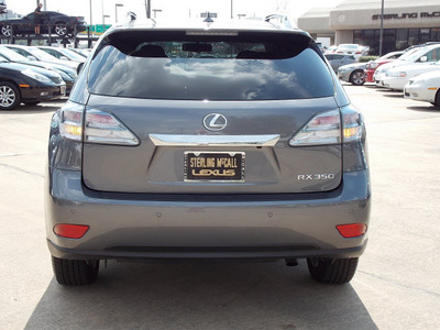 lexus rx 350 2012 gray suv gasoline 6 cylinders front wheel drive shiftable automatic 77074