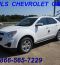 chevrolet equinox 2013 white lt gasoline 4 cylinders front wheel drive automatic 75672