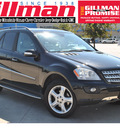 mercedes benz m class 2008 black suv ml350 gasoline 6 cylinders 4 wheel drive automatic 78233