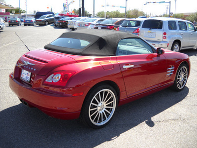 chrysler crossfire 2007 red gasoline 6 cylinders rear wheel drive standard 79925