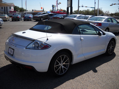 mitsubishi eclipse spyder 2012 white gs gasoline 4 cylinders front wheel drive automatic 79925