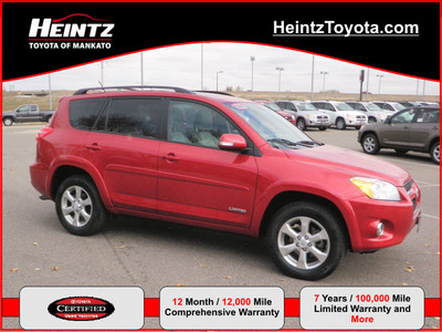 toyota rav4 2010 red suv limited navi gasoline 6 cylinders 4 wheel drive automatic 56001