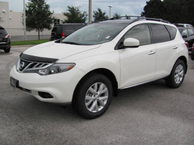nissan murano 2012 white suv sl 6 cylinders automatic 33884
