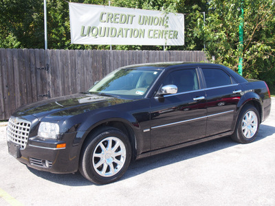 chrysler 300 2010 black sedan touring 6 cylinders automatic 77070