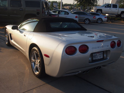 chevrolet corvette 2001 silver hud ride control gasoline 8 cylinders rear wheel drive automatic 77090