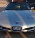 chevrolet corvette 2001 silver hud ride control gasoline 8 cylinders rear wheel drive automatic 77090