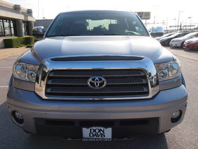 toyota tundra 2008 silver limited gasoline 8 cylinders 4 wheel drive automatic 76011