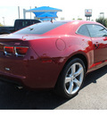 chevrolet camaro 2010 red coupe lt gasoline 6 cylinders rear wheel drive standard 77581