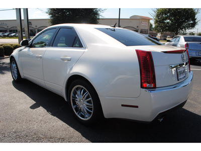 cadillac cts 2008 white sedan gasoline 6 cylinders rear wheel drive automatic with overdrive 77581