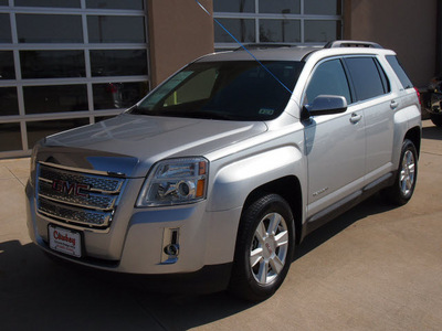 gmc terrain 2010 silver suv sle gasoline 4 cylinders front wheel drive automatic 77656