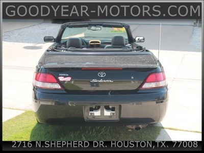 toyota camry solara 2001 black se v6 6 cylinders automatic 77008