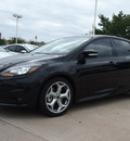 ford focus 2013 black hatchback st 4 cylinders 6 speed manual 76011