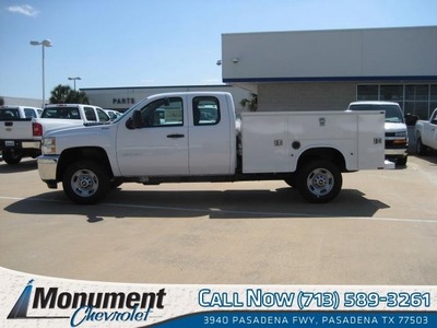 chevrolet silverado 2500hd 2013 white work truck gasoline 8 cylinders 2 wheel drive 6 speed automatic 77503