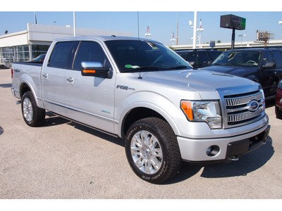 ford f 150 2012 silver platinum gasoline 6 cylinders 4 wheel drive automatic 77074