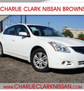 nissan altima 2012 white sedan 2 5 sl 4 cylinders automatic 78520