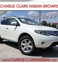 nissan murano 2009 off white suv s gasoline 6 cylinders front wheel drive automatic 78520