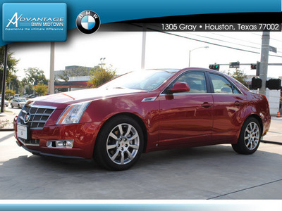 cadillac cts 2009 red sedan 3 6l di 6 cylinders automatic 77002