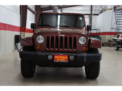jeep wrangler 2007 red suv sahara gasoline 6 cylinders 4 wheel drive automatic 79110