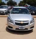 chevrolet cruze 2012 silver sedan 4 cylinders not specified 75075