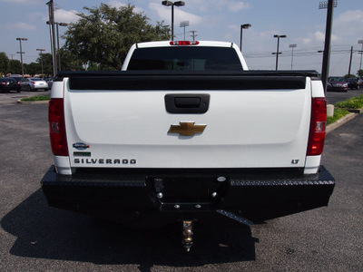 chevrolet silverado 1500 2011 white pickup truck lt flex fuel 8 cylinders 2 wheel drive automatic 75075