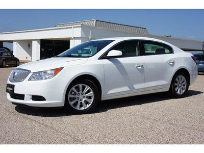 buick lacrosse 2010 white sedan cx gasoline 6 cylinders front wheel drive automatic 76505