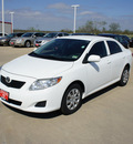 toyota corolla 2009 white sedan le gasoline 4 cylinders front wheel drive automatic 75110