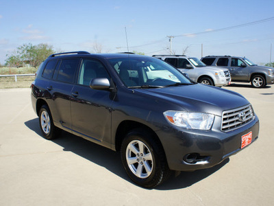 toyota highlander 2010 dk  gray suv gasoline 6 cylinders front wheel drive automatic 75110