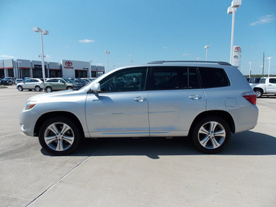 toyota highlander 2008 silver suv sport 6 cylinders shiftable automatic 77469