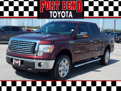 ford f 150 2010 dk  red xlt 8 cylinders automatic with overdrive 77469