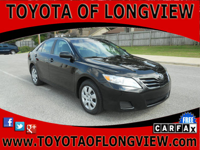 toyota camry 2011 black sedan le 4 cylinders automatic 75604