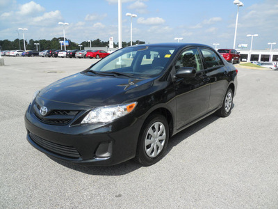 toyota corolla 2011 black sedan le 4 cylinders automatic 75604