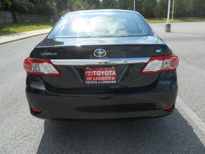 toyota corolla 2011 black sedan le 4 cylinders automatic 75604