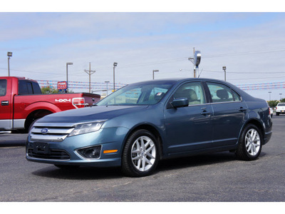 ford fusion 2012 blue sedan sel gasoline 4 cylinders front wheel drive automatic 79045