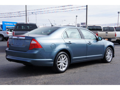 ford fusion 2012 blue sedan sel gasoline 4 cylinders front wheel drive automatic 79045