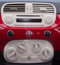 fiat 500 2013 red hatchback pop 4 cylinders 5 speed manual 76108