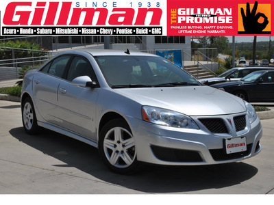 pontiac g6 2010 silver sedan premium flex fuel 4 cylinders front wheel drive automatic 78233