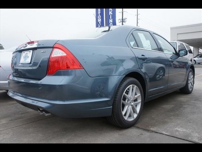 ford fusion 2012 blue sedan sel gasoline 4 cylinders front wheel drive 6 speed automatic 77338